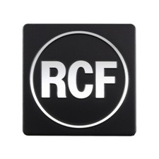 RCF logo badge replacement piece Aluminum 60mm 2.36" X60mm 2.36"