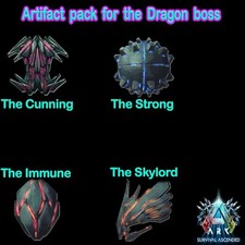 Ark Survival Ascended PVE - Artifact Pack for Island Boss Dragon XBOX/PC/PS5-ASA