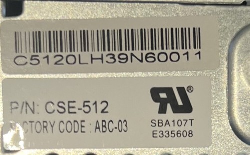 SUPERMICRO CSE-512L-260B SUPERCHASSIS WITH ABLECOMSP262-1S 260W PSU AND CASE FAN - Picture 6 of 6