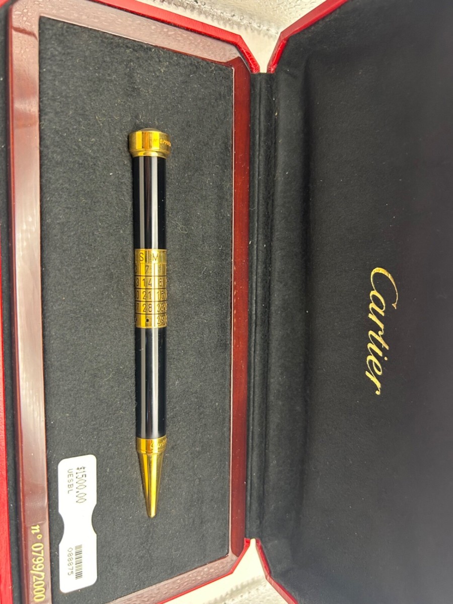 Cartier Perpatual Calendar Limited Edition 2000 Ballpoint Pen-New