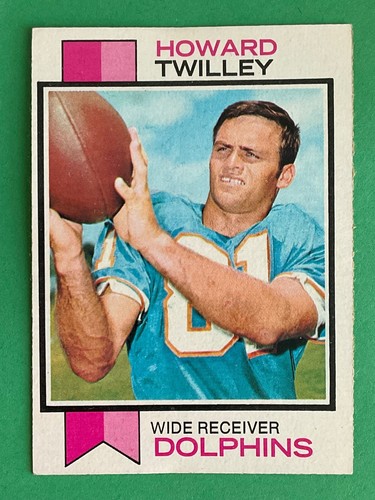 Howard Twilley 1973 Topps Football Card #21 - Miami Dolphins Wide Receiver