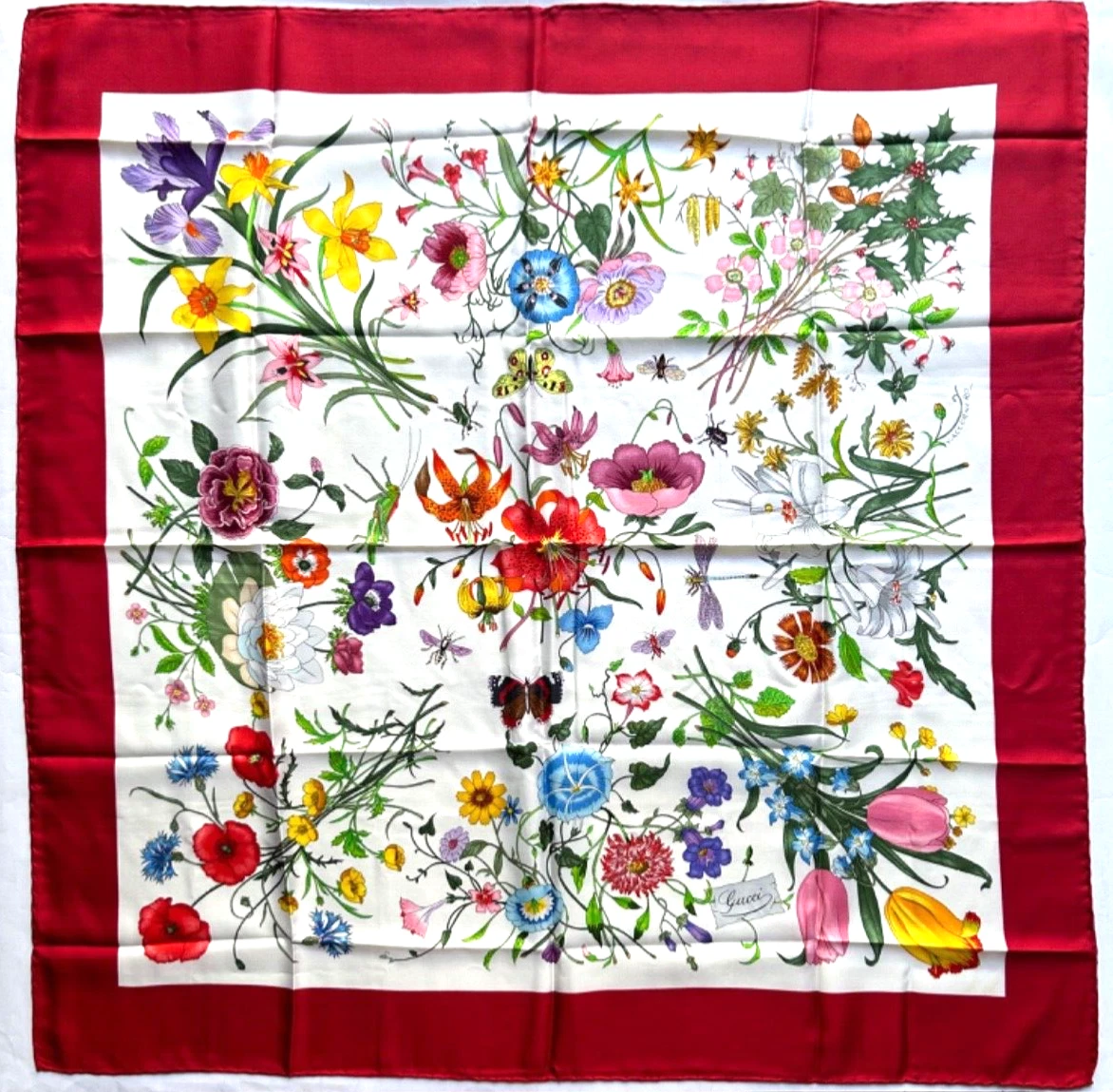 Foulard floral Gucci Vittorio Accornero   34