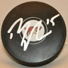 Brad Richardson 2015-2020 Arizona Coyotes Signed Autographed NHL Hockey Puck COA