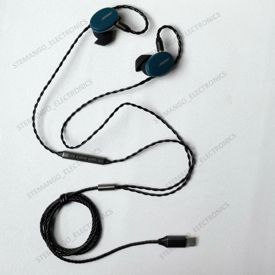 Auriculares internos con cable USB C para auriculares deportivos Bose para iPhone 15 Samsung Pixel Foto 2 de 4
