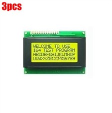 3Pcs Lcd 16X4 1604 Character Lcd Display Module Lcm Yellow Blacklight 5V io