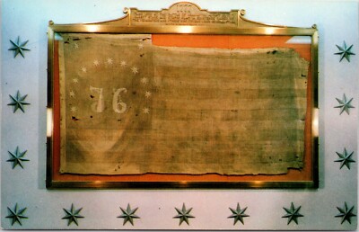 Bennington Flag ~Battle Of Bennington~Bennington Museum, Vermont Postcard