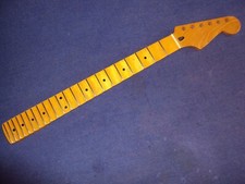 Scalloped amber ST guitar neck/guitarneck, playing a la Yngwie, Ritchie & Co!