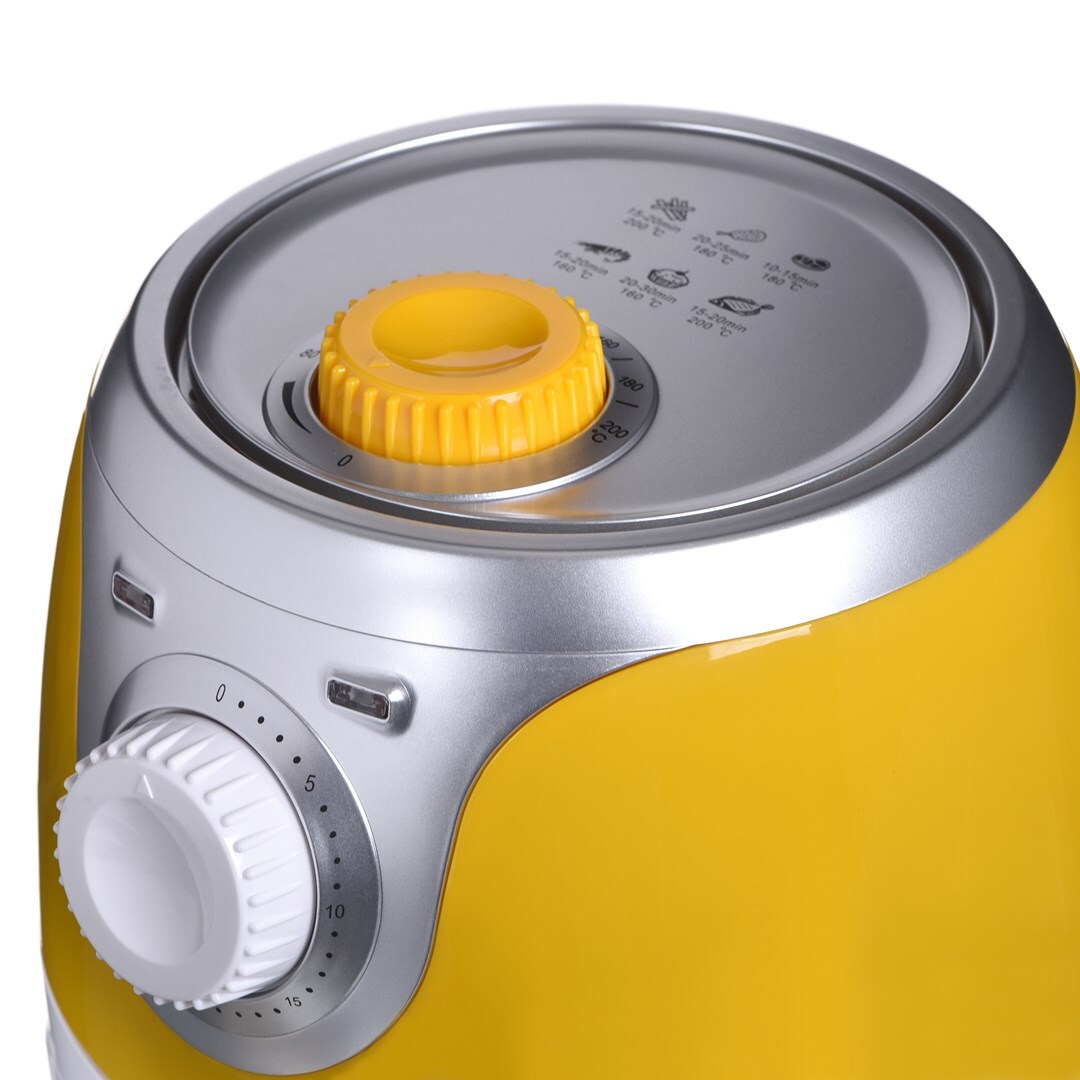 8003705116474 ARIETE 4615 Air Fryer Mini Hot air fryer 1000W 2 l Yellow