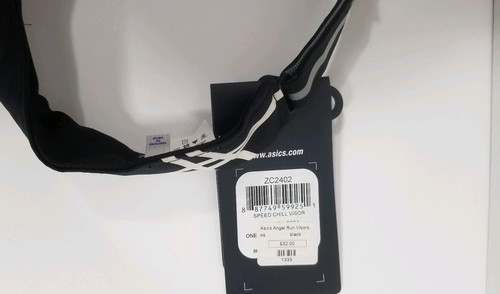 Asics Running Visor Black-"Running for my Angel" Embroiedered in Dark Pink New - Picture 4 of 7