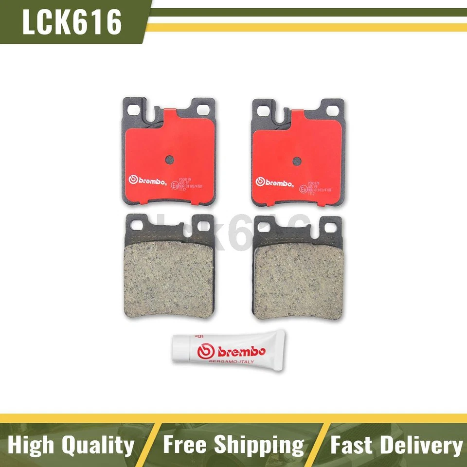 Kit Pastillas Freno Brembo Cerámicas Pastillas Traseras (4 Piezas) Para Mercedes-Benz 300SE 1992-1993 Foto 2 de 3