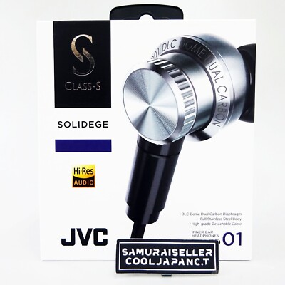 2017 NEW JVC HA-FD01 canal type earphone CLASS-S SOLIDEGE from