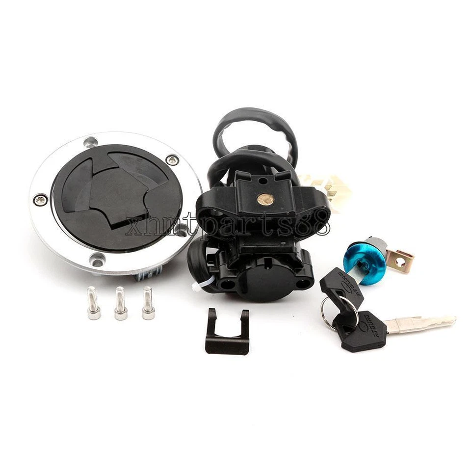 Interruptor de encendido tapa de gas combustible juego de llaves de bloqueo de asiento para Kawasaki Z1000 2010-2016 Foto 2 de 4