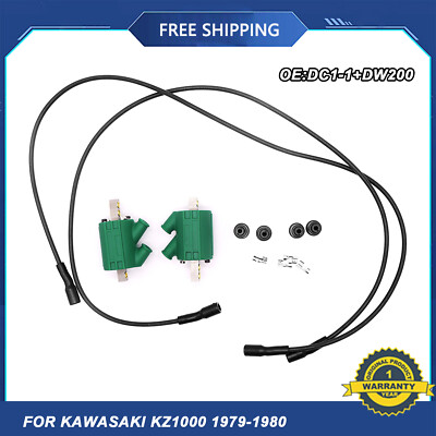 #ad Ignition Coils 3 Ohm Dual Output DC1 1 Wires DW 200 For Kawasaki KZ1000 1979 80 $68.61