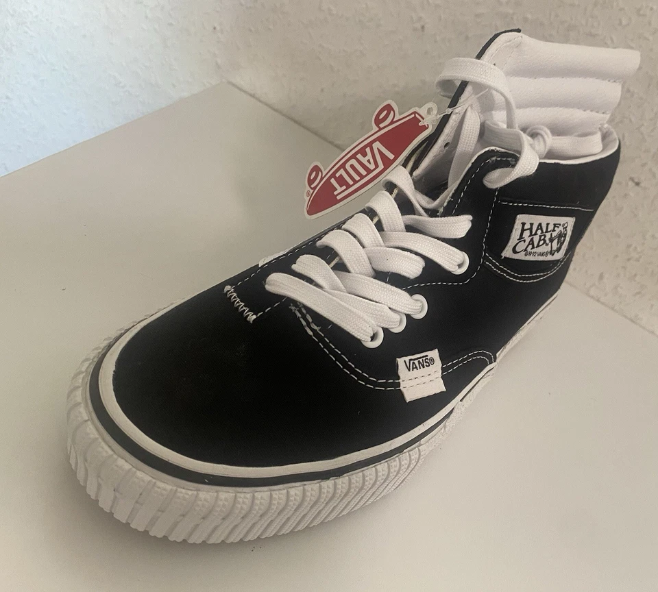 Neu Vans Half Cab 1992 Schwarz Rowley  Gr.40,5 Schwarz, Weiß  Unisex - Bild 3 von 4