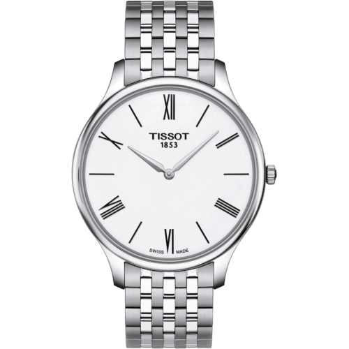 NEW TISSOT Tradition Men's White Dial SSteel T0634091101800 AUTHORIZED DEALER