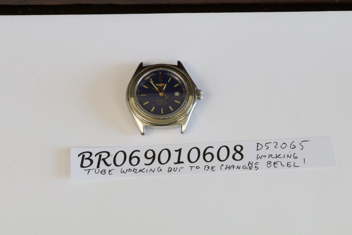 Stainless Steel Ladies Breitling Lady J – ref D52065 Watch – working, no  bezel