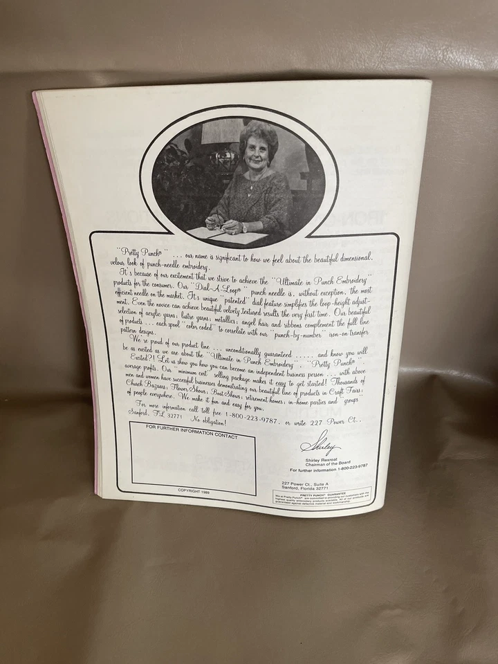 Step By Step Instructions & Pattern Product Guide Pretty Punch Embroidery (H9) - Image 4 of 4