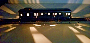Märklin # 346/4 DSG LIGHTED Baggage /Passenger Car, Green, Vintage 1950's