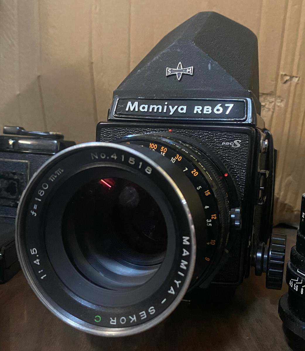 Mamiya RB67 Pro S 127mm f/3.8 Sekor C Lens Film Camera for sale
