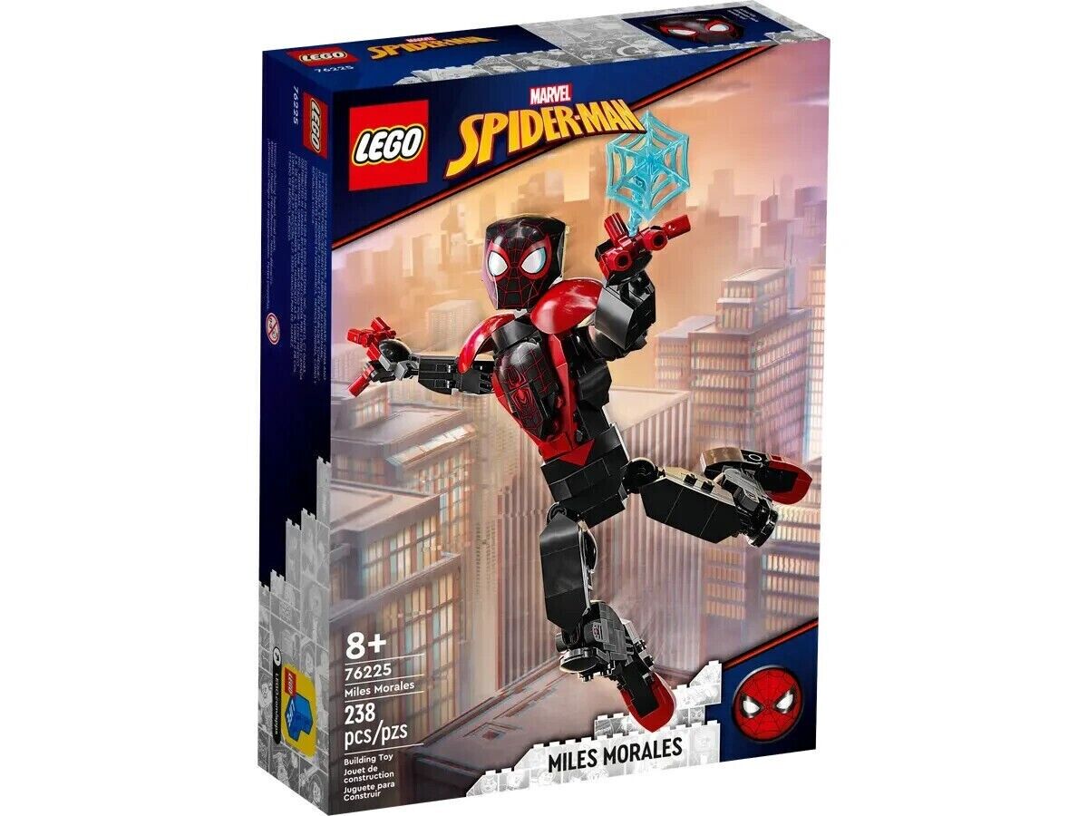 76225 MILES MORALES FIGURE lego legos set NEW buildable 9" posable Spiderman