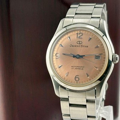 Orient Star Automatic Pink 597302-70 With Box Rare Watch