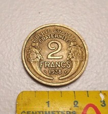 1938 France 2 Francs Coin