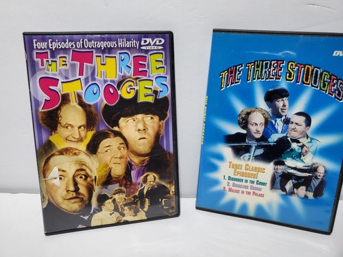 The Three Stooges DVD Set 7 Episodes Classic Comedy Black Cases