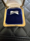 Beautiful Vintage Sterling Silver 925 Crossover Ring Size 6.5