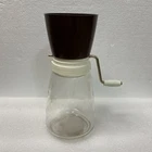 Vintage Federal Housewares Nut Spice Grinder Glass Kitchen Decor Antique USA