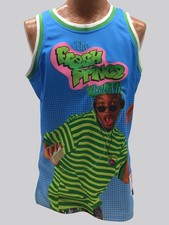 The Fresh Prince Of Bel-Air Retro Basketball Jersey By HGC In Blue & Green