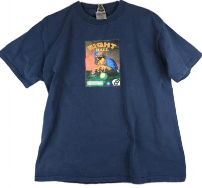 Vtg Ken Block 90s Eight Ball Skateboarding T-Shirt XL Blue Single