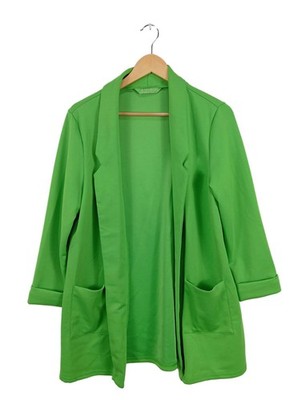 AMISU Cardigan Damen Jacke Gr. DE 40 grün Casual-Look