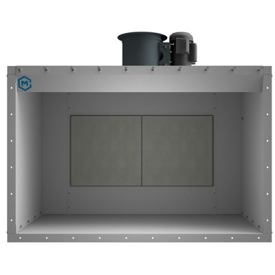 5' Wide Table Top Paint Booth - 1Hp - 3Ph - Free Shipping