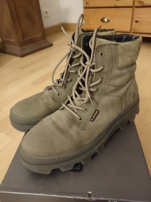 Herren G Star Raw  Boots Nubukleder Oliv Gr 43 Uk 9 Noxer HGH Nub M Schürboots