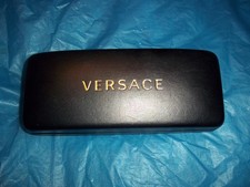 Versace Black Eyeglass/Sunglass Case Only Hard Shell 6.5"