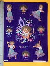 Disney Encanto VELVET Large Sticker Single Sheet