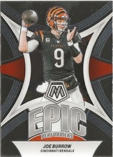 2024 Panini Mosaic Joe Burrow Epic Performers SP Cincinnati Bengals