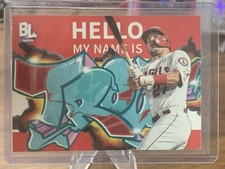 Mike Trout Angels 2023 Topps Big League Roll Call Wildstyle Edition #RC-2 Card