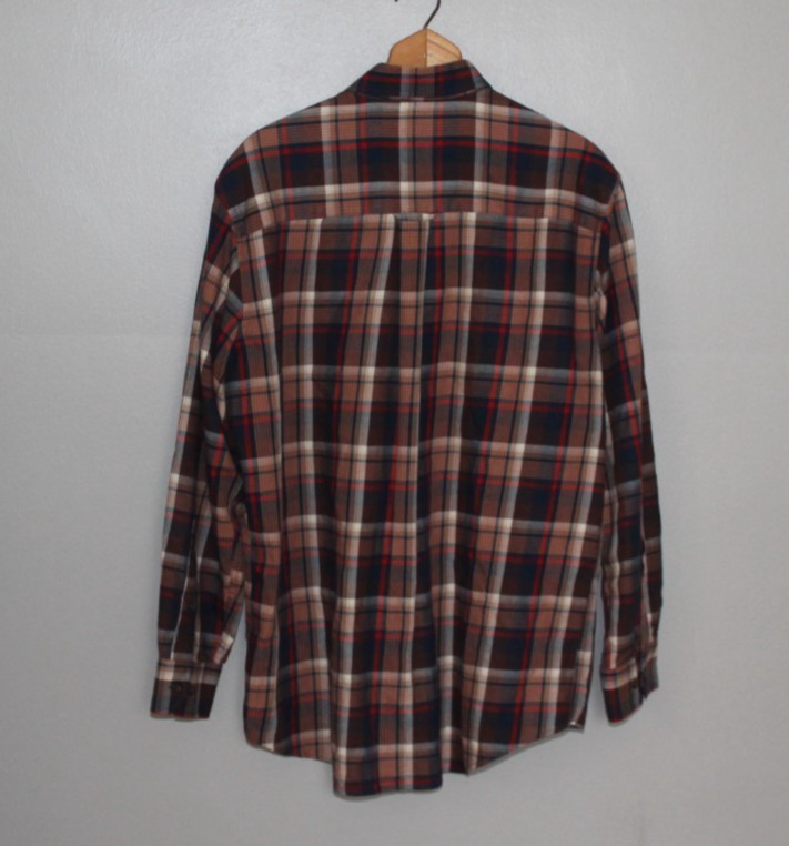 Pendleton Wool Blend Plaid Button Down Shirt Red … - image 4