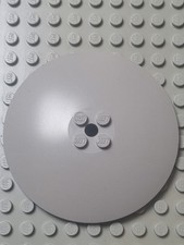 Lego Vintage Space Dish 8 x 8 Inverted (Radar) - Solid Studs Light Grey