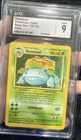 CGC 9 MINT Venusaur 15/102 Base Set Holo Pokemon Card
