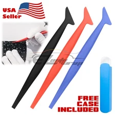 Micro Squeegee 3 Hardness Flexible Tuck Tools Car Window Tint Vinyl Wrapping Kit