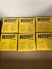 Lot of 6 New old stock Hengst brand oil filters. E31H D93