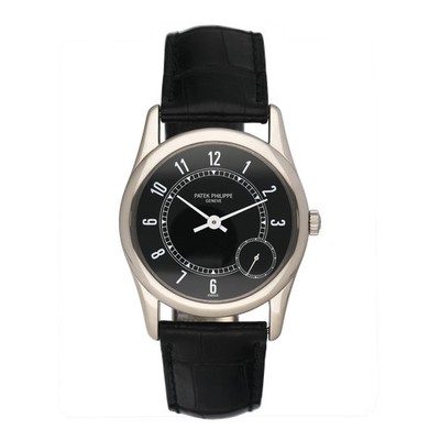Patek Philippe Calatrava 5000G Black Dial Mens Watch