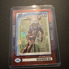 2024 Panini Donruss - Rated Rookie Rasheen Ali Optic Preview Red Pandora Prizm  