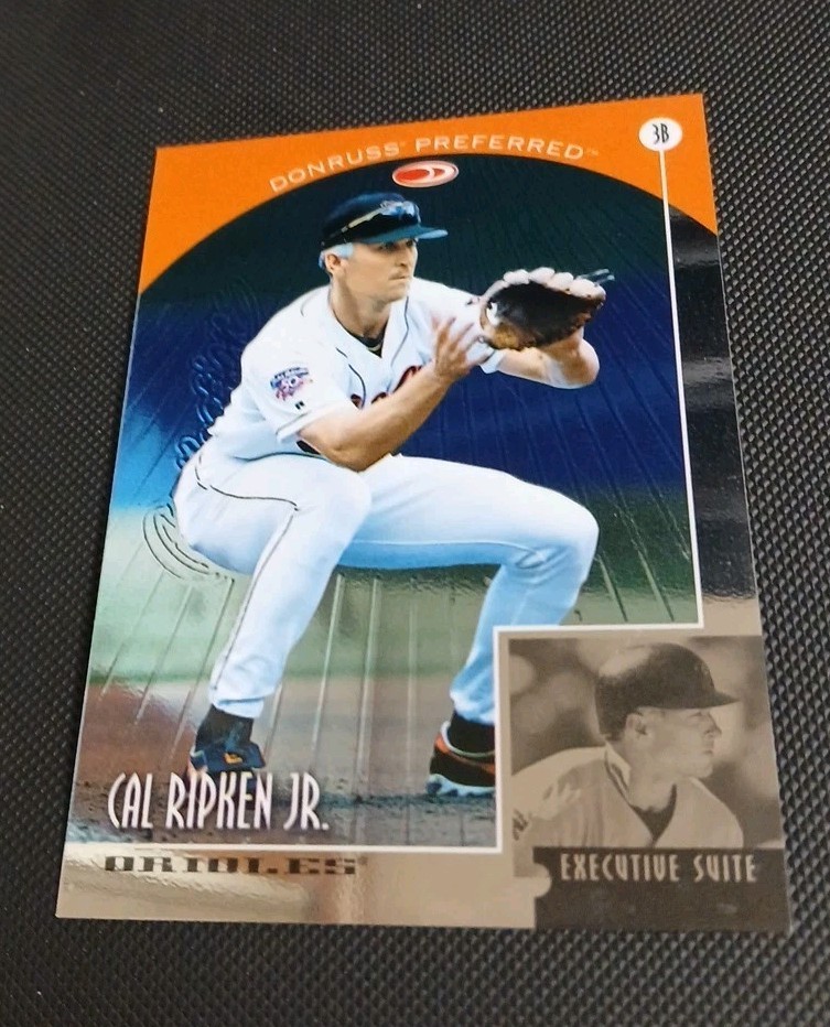Cal Ripken Corner 1998 Donruss Preferred Cal Ripken Jr. #3 Orioles (Lightly Bumped Corner ...