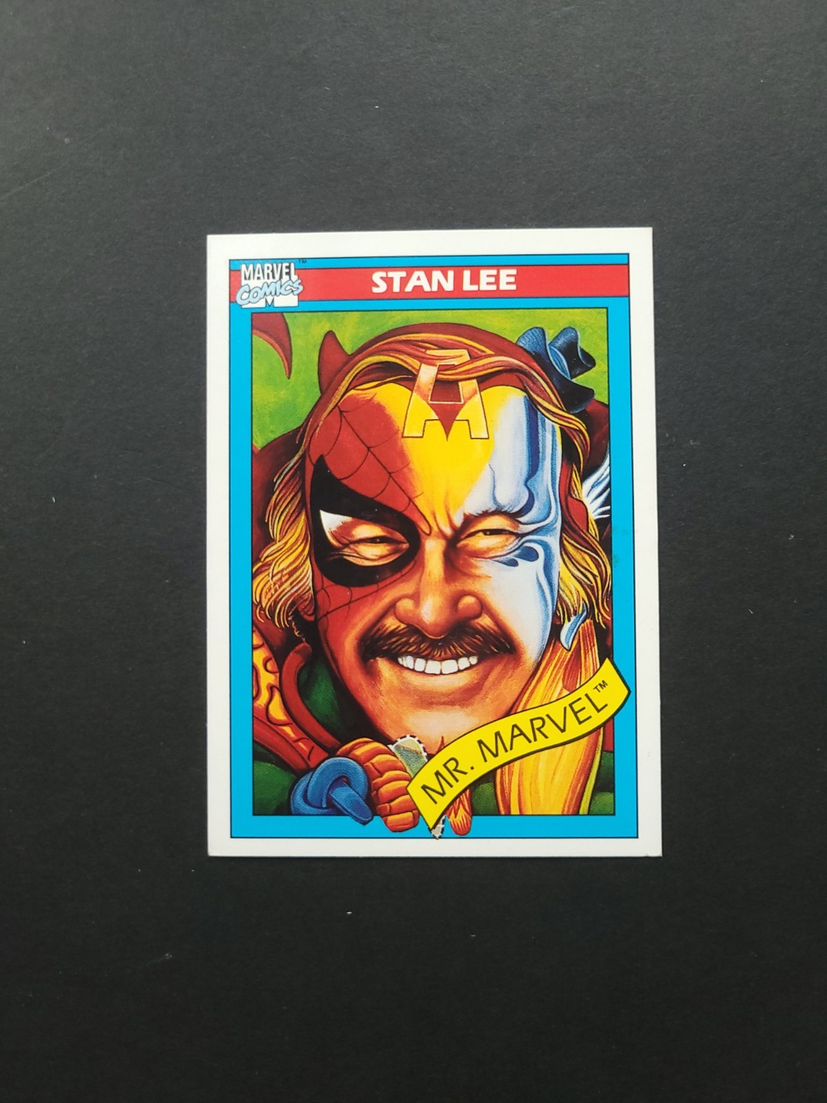 *Corner* 1990 IMPEL MARVEL UNIVERSE STAN LEE MR. MARVEL #161