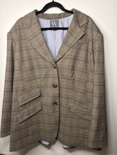 Worthington Women s Houndstooth Plaid Blazer Jacket Size 20W