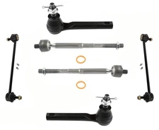 Front Left & Right Inner Outer Tie Rods & Links For 2017-2021 Mazda CX-5