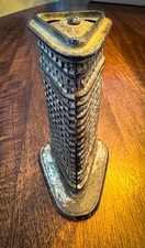 Cast Iron Flatiron Building Coin Bank 5.5
